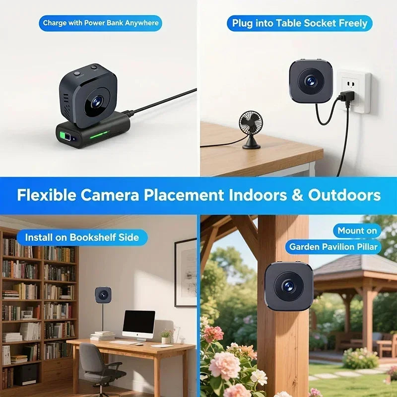 Mini 4K WiFi Indoor Security Camera