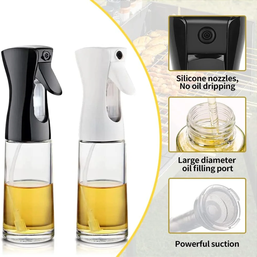 2-in-1 Olive Oil Dispenser & Sprayer Mister