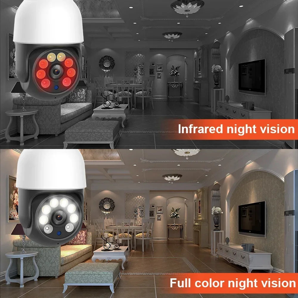 5MP Wireless Security Bulb Camera (WiFi & Night Vision)