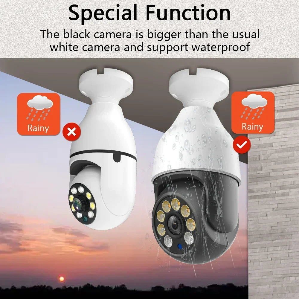 5MP Wireless Security Bulb Camera (WiFi & Night Vision)