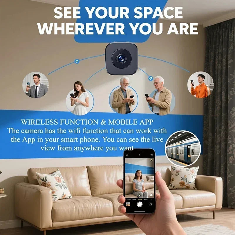 Mini 4K WiFi Indoor Security Camera